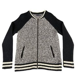 American eagle outfitters Black Varsity Style Knit